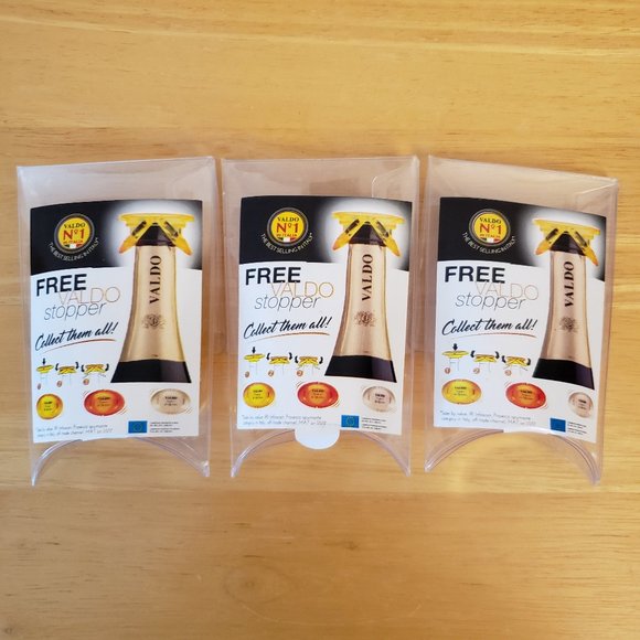 Valdo Bottle Stoppers (Set of 3) - Picture 5 of 5